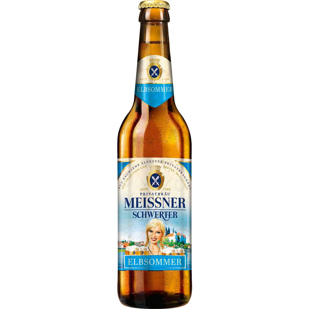 Produktabbildung Privatbrauerei Schwerter Meißen Elbsommer Bier 4,5%
