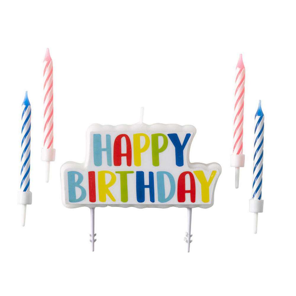 Produktabbildung amscan Kerzenset, Geburtstag