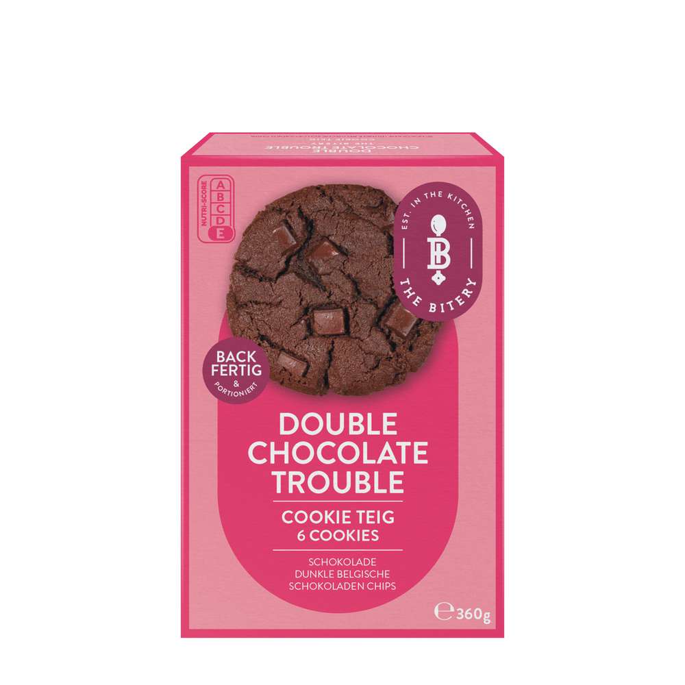 Produktabbildung THE BITERY Cookie Teig, Double Chocolate Trouble