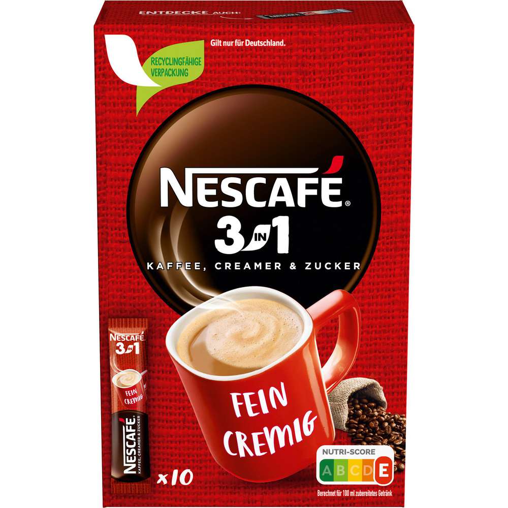Produktabbildung Nescafe Sticks, 3in1