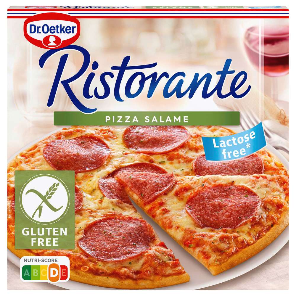Produktabbildung Dr. Oetker Pizza Ristorante Salame, tiefgekühlt, glutenfrei