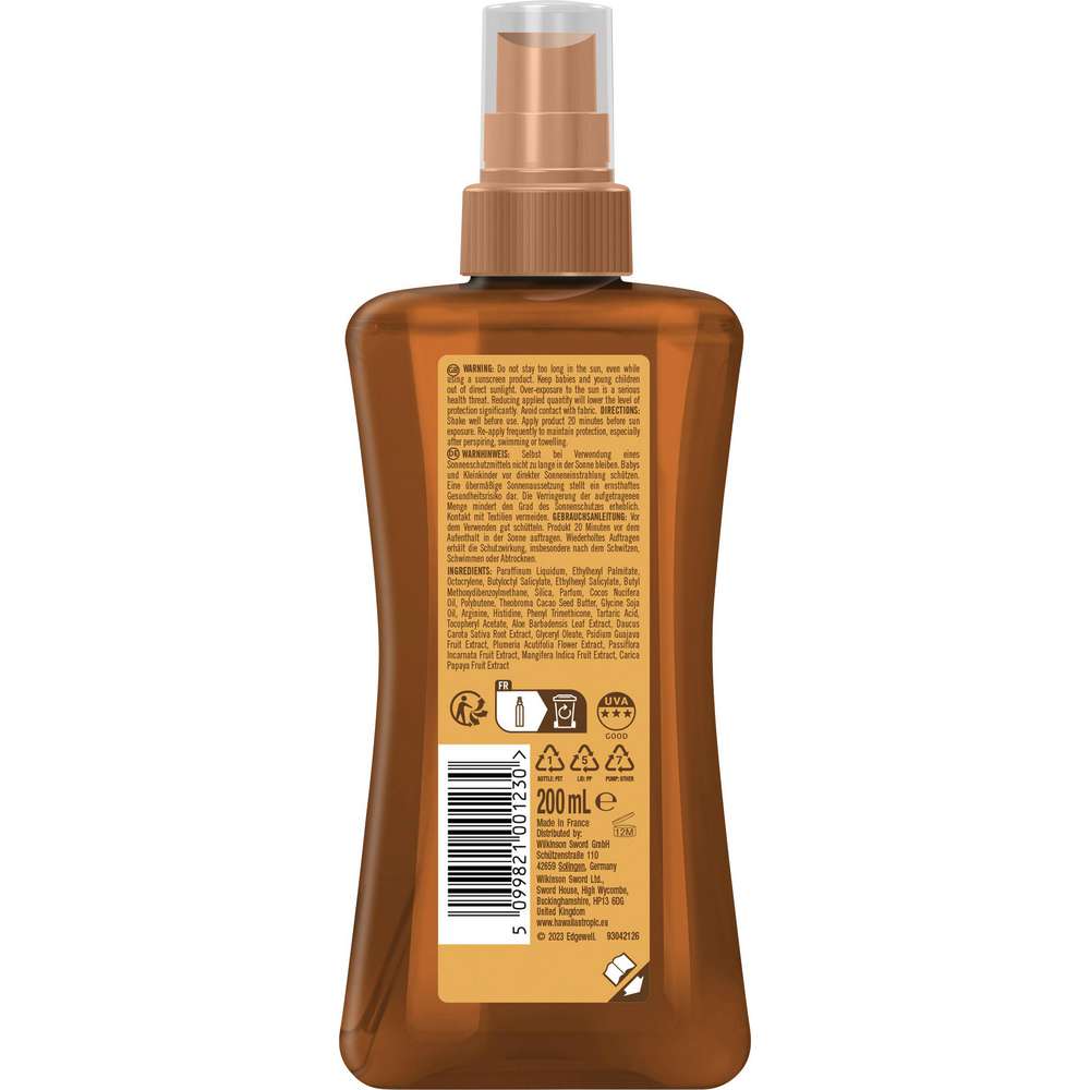 Produktabbildung Hawaiian Tropic Dry Spray Oil Tan, SPF20