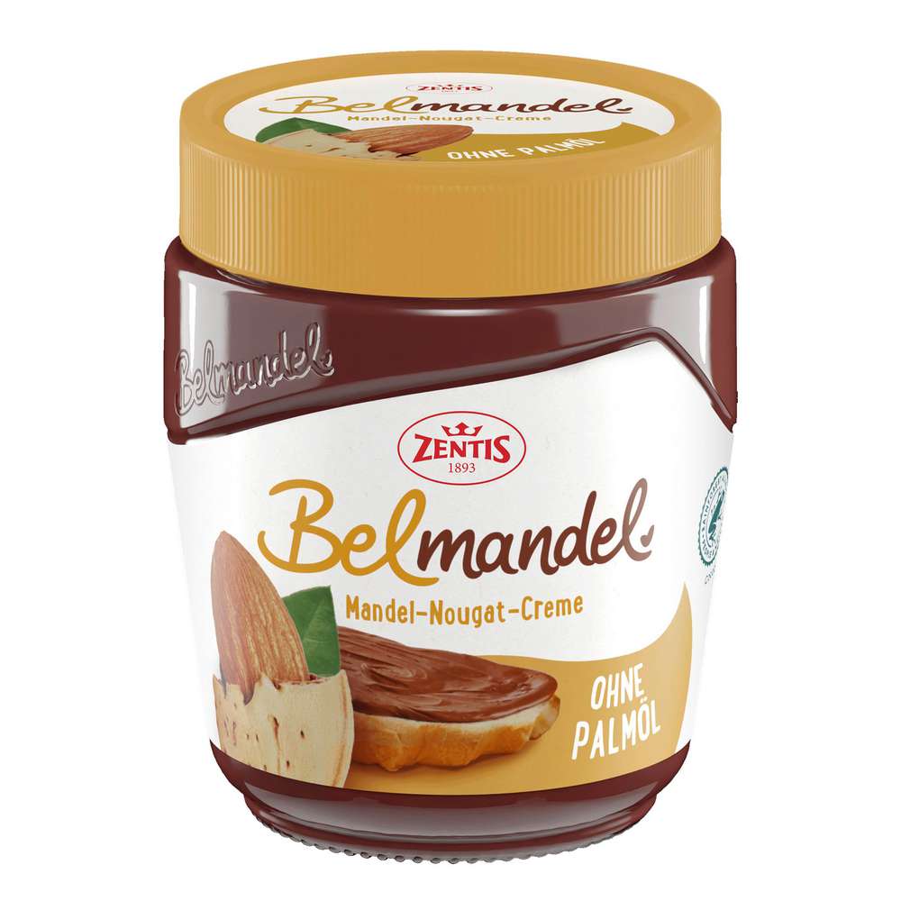 Produktabbildung Zentis Belmandel Mandel-Nougat-Creme, palmölfrei