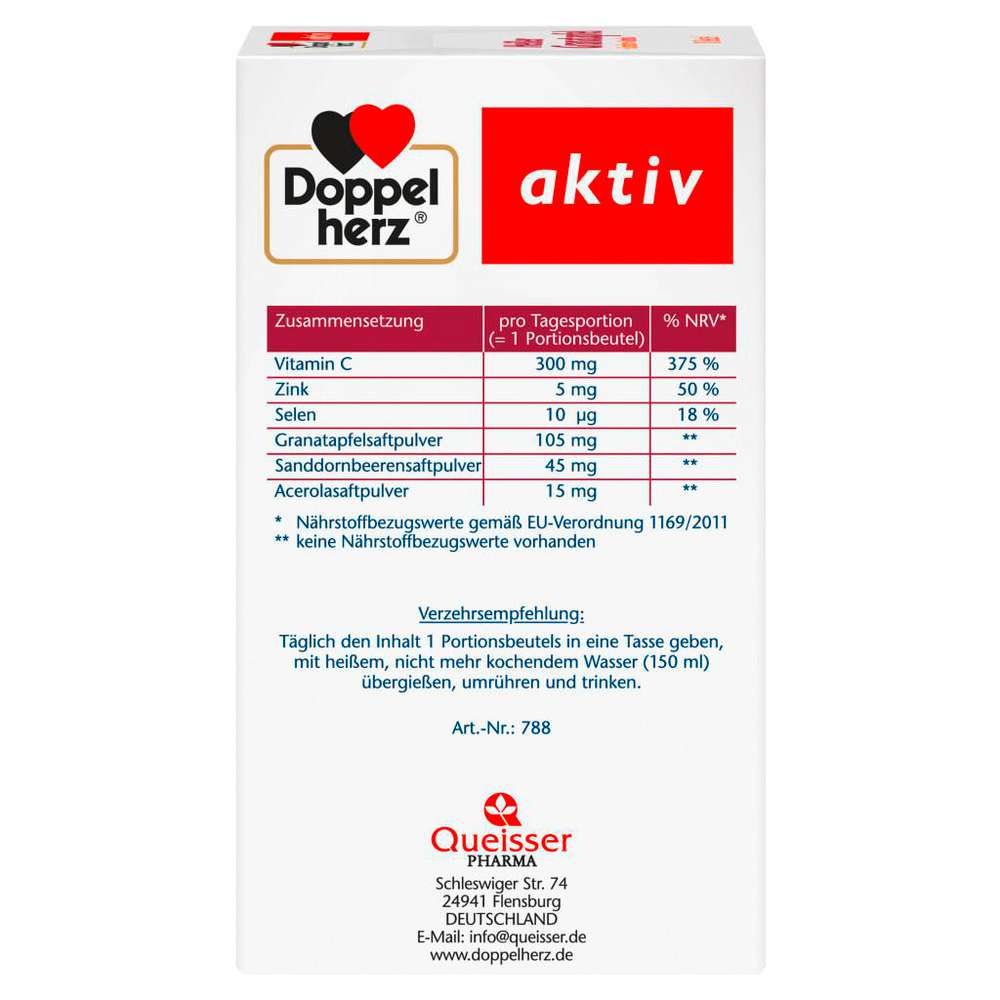 Produktabbildung Doppelherz Heißer Granatapfel