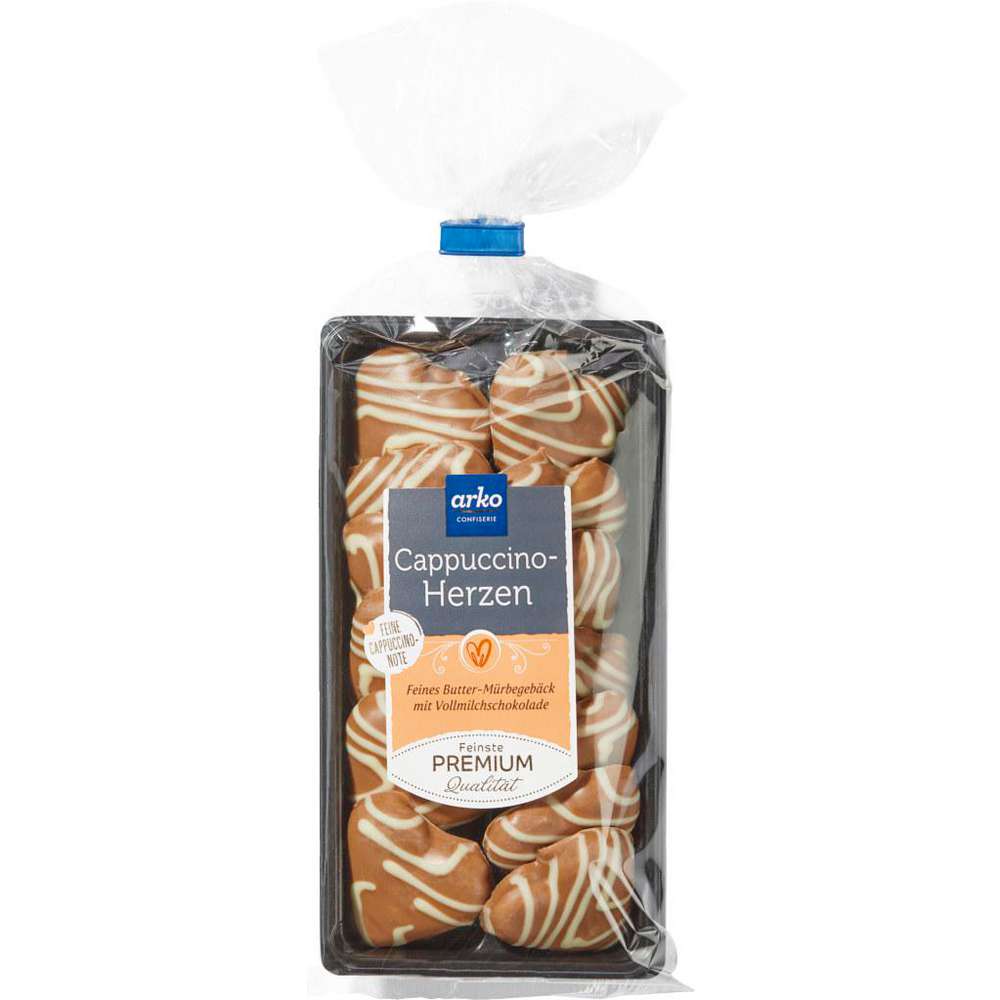 Produktabbildung Arko Cappuccino-Herzen