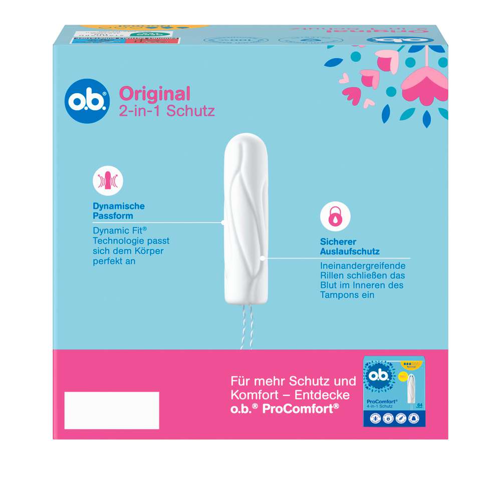 Produktabbildung o.b. Tampons Original, Normal