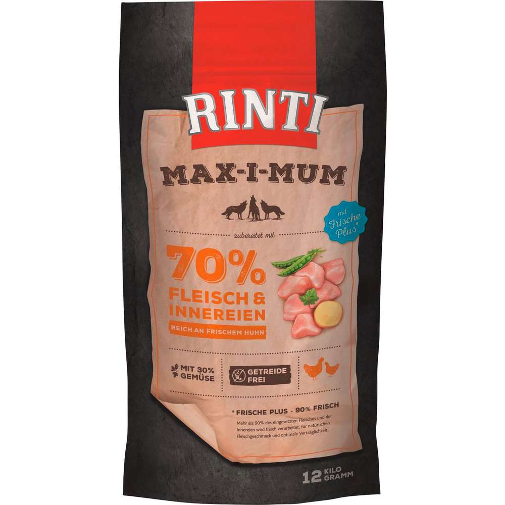 Produktabbildung Rinti Hunde-Trockenfutter Max-i-mum, Huhn