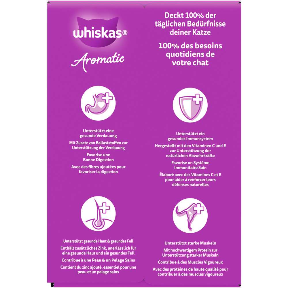 Produktabbildung Whiskas Katzen-Nassfutter, Aromatic Geflügel