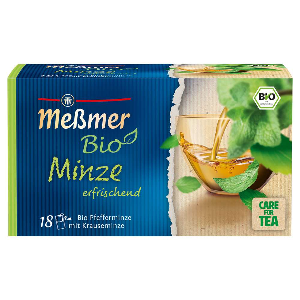 Produktabbildung Meßmer Bio Kräutertee, Minze erfrischend
