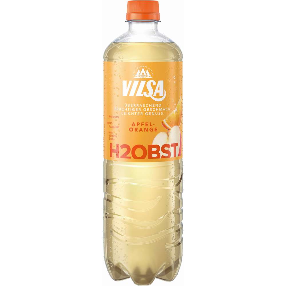 Produktabbildung Vilsa H2Obst Sportdrink, Apfel-Orange