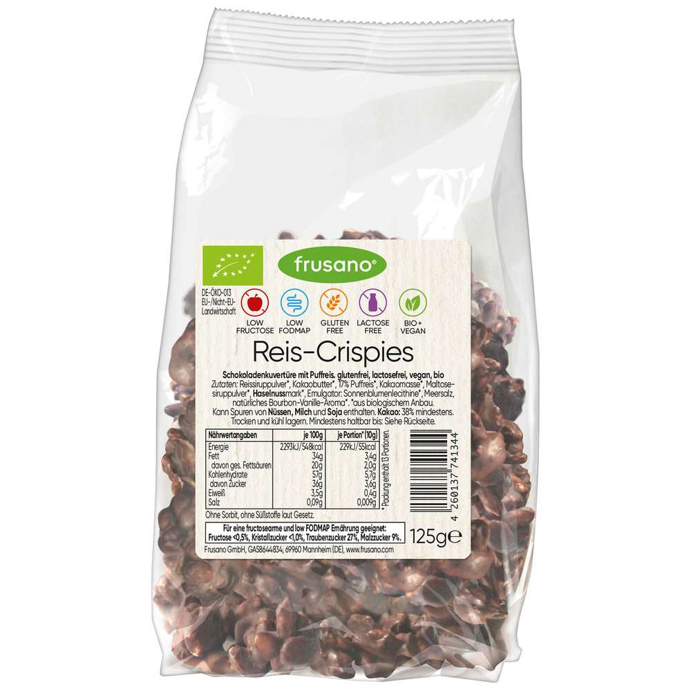 Produktabbildung Frusano Bio Reis-Crispies