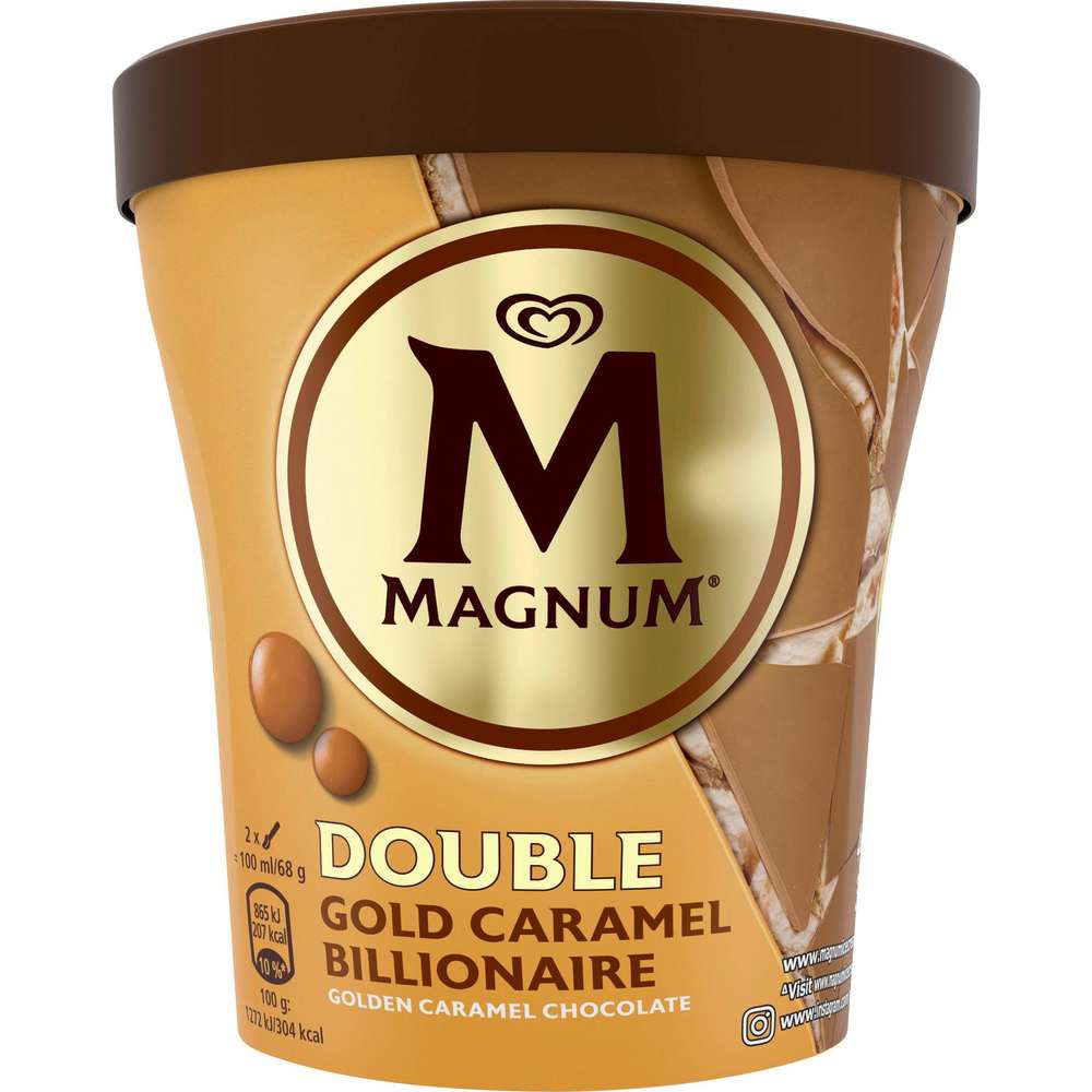 Produktabbildung Magnum Eis Double, Karamell/Schokolade