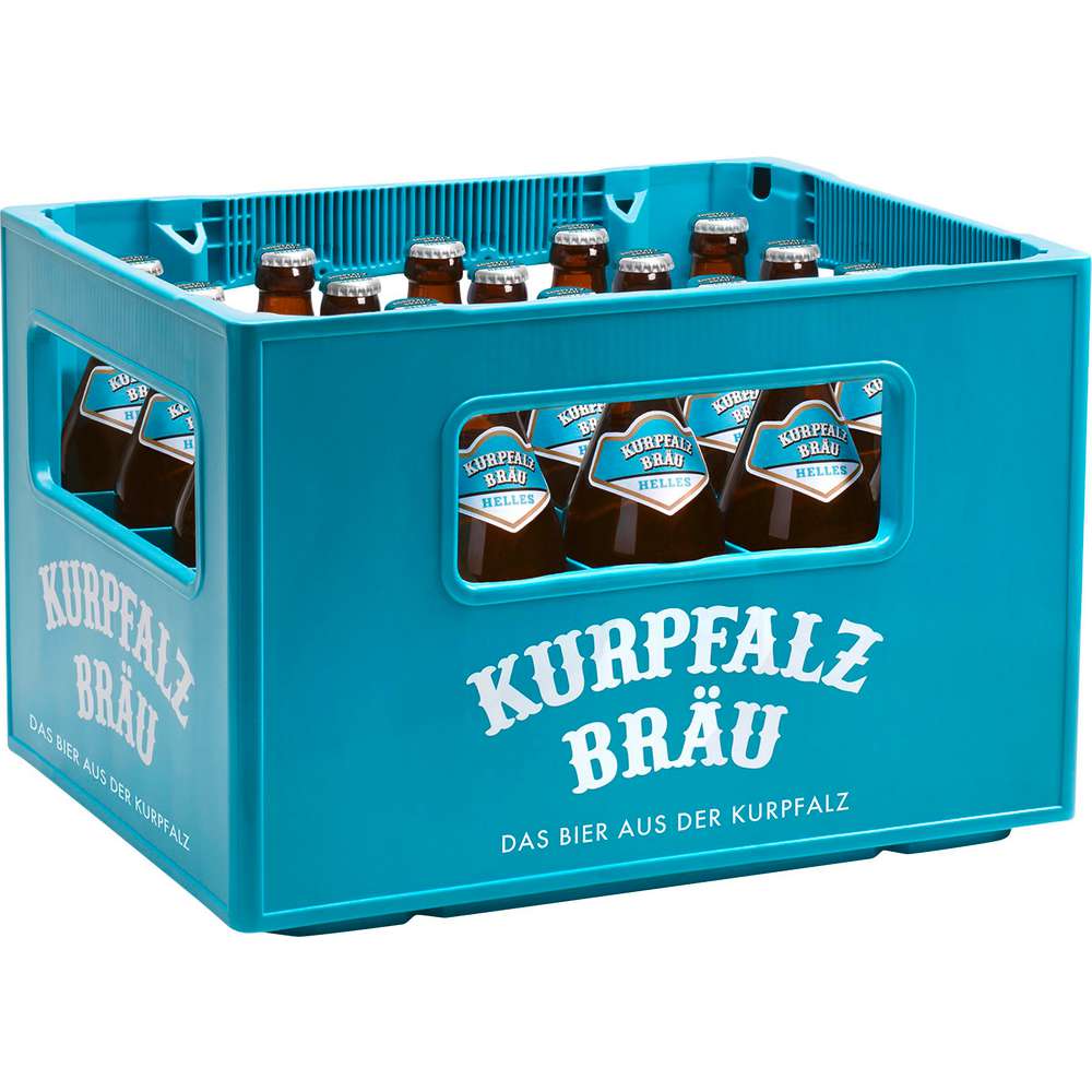Produktabbildung Kurpfalzbräu Helles Bier (20x 0,500 Liter)