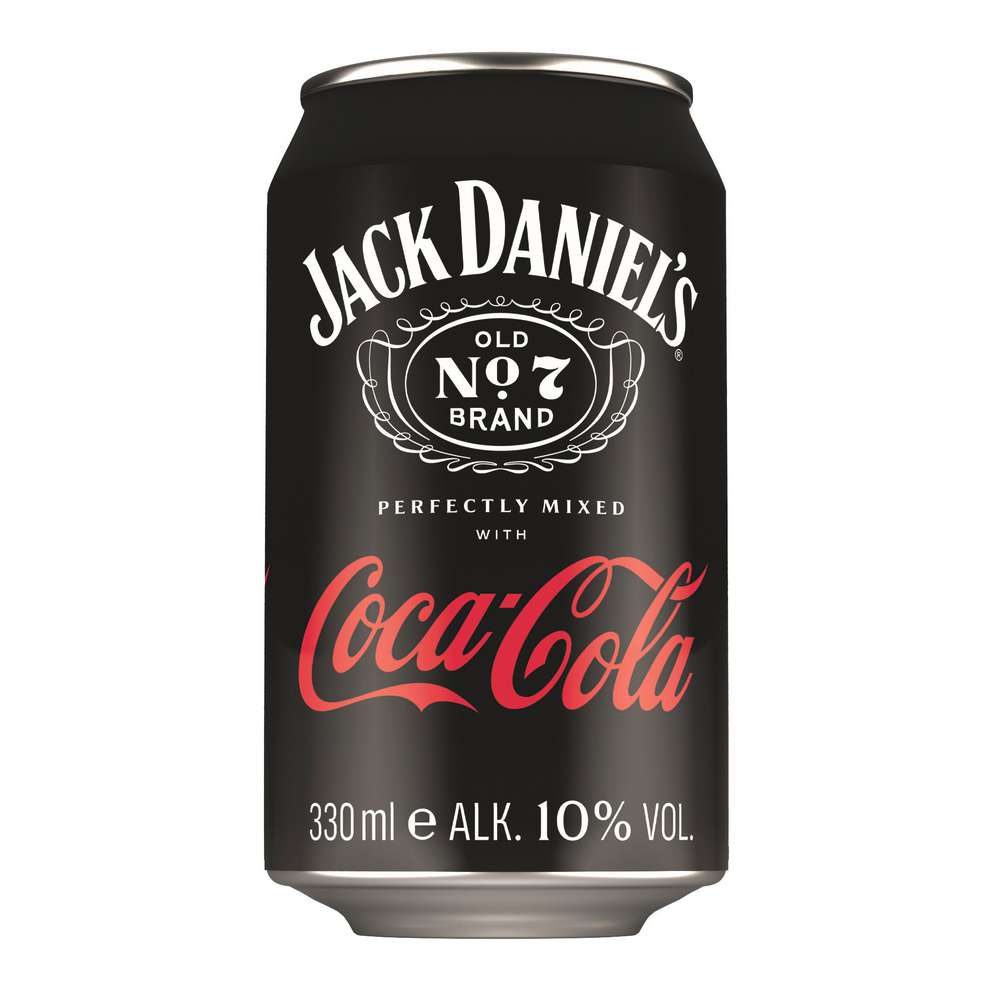 Produktabbildung Jack Daniel's Whisky-Cola aus der Dose 10%