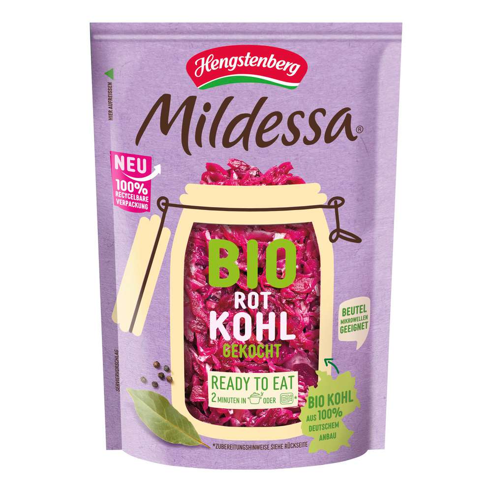 Produktabbildung Mildessa Bio Rotkohl