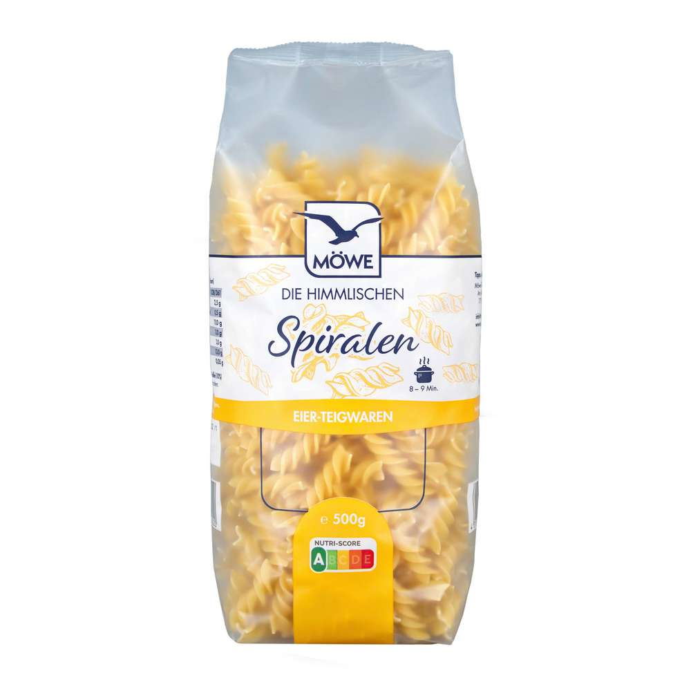 Produktabbildung Möwe Nudeln, Spiralen