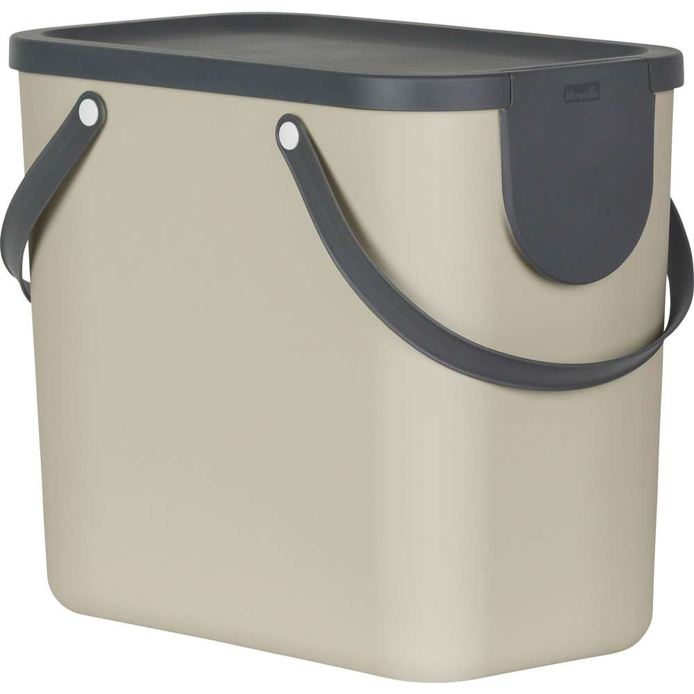 Produktabbildung Rotho Recycling Müllsystem 25l Albula Cappuccino