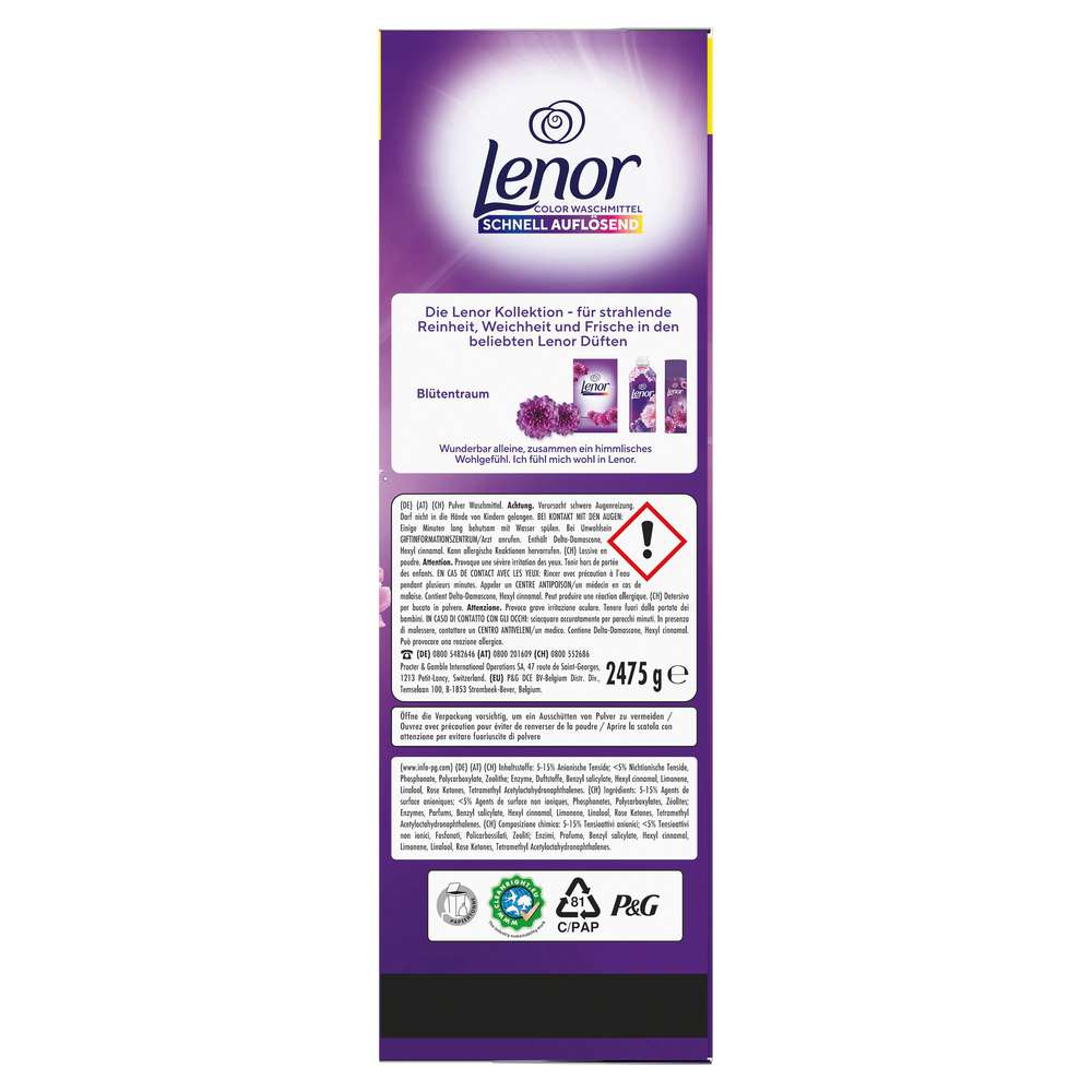 Produktabbildung Lenor Color-Waschmittel Pulver, Blütentraum