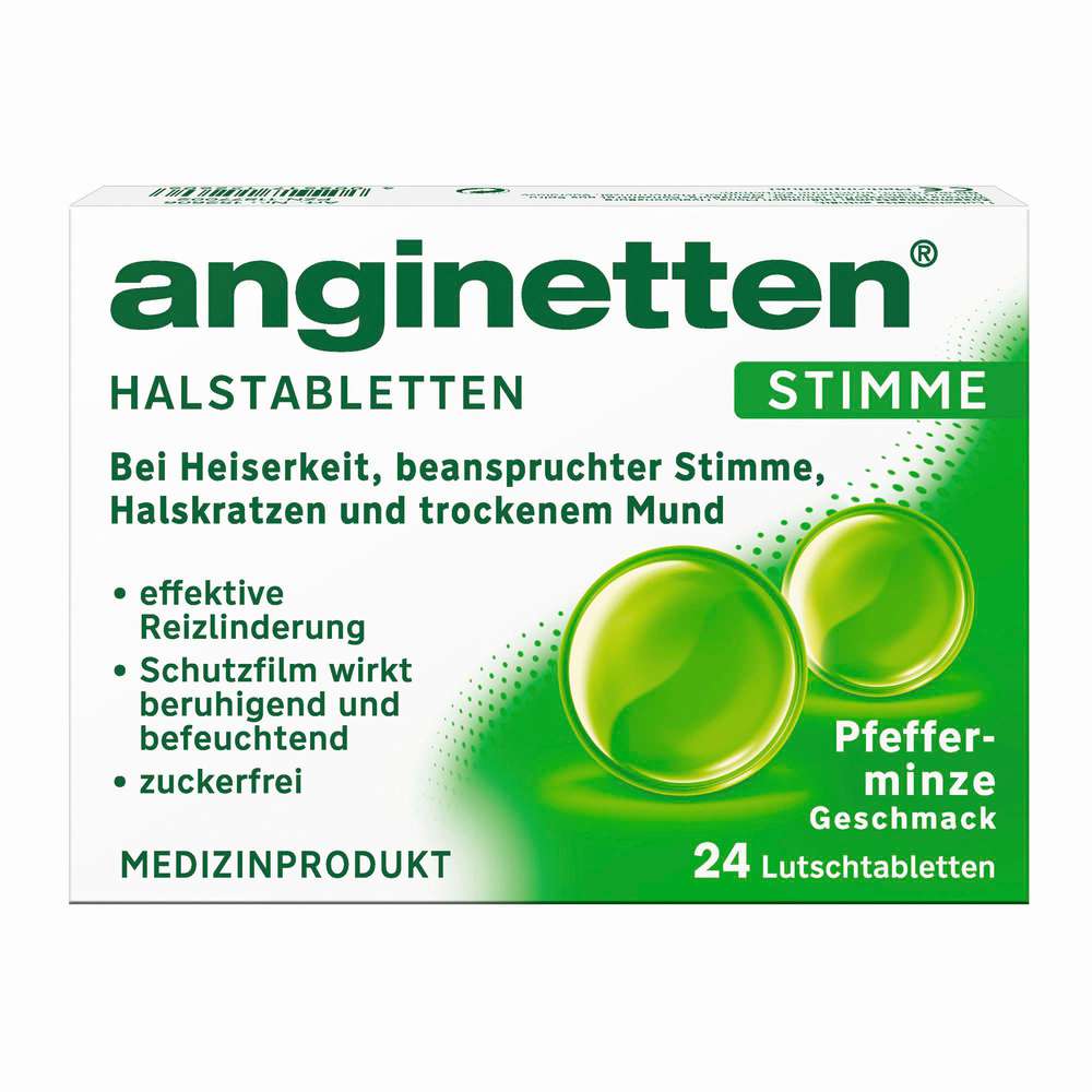 Produktabbildung Anginetten Halstabletten Stimme