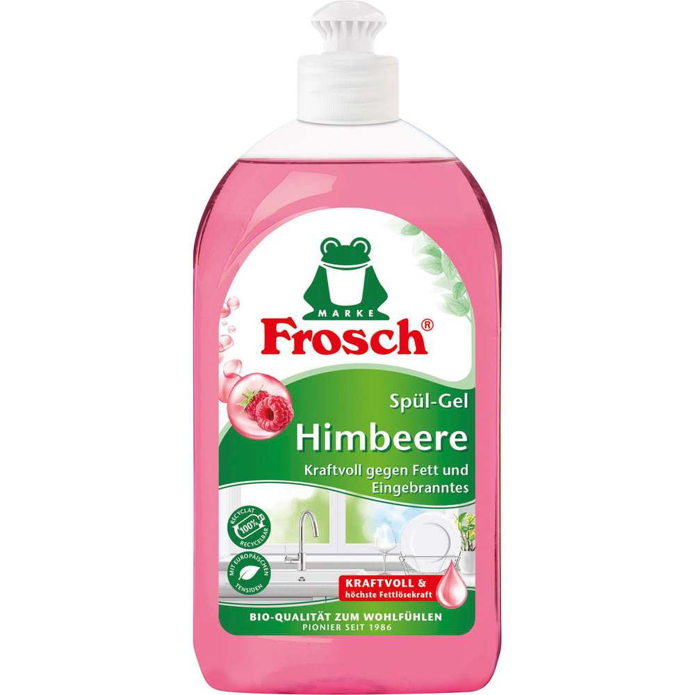 Produktabbildung Frosch Geschirrspülmittel Spül-Gel, Himbeere
