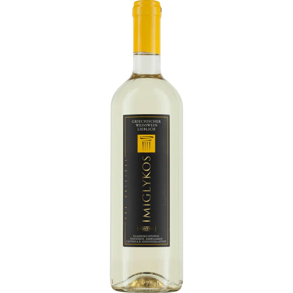 Produktabbildung Cavino Imiglikos lieblich Black Label, Weißwein