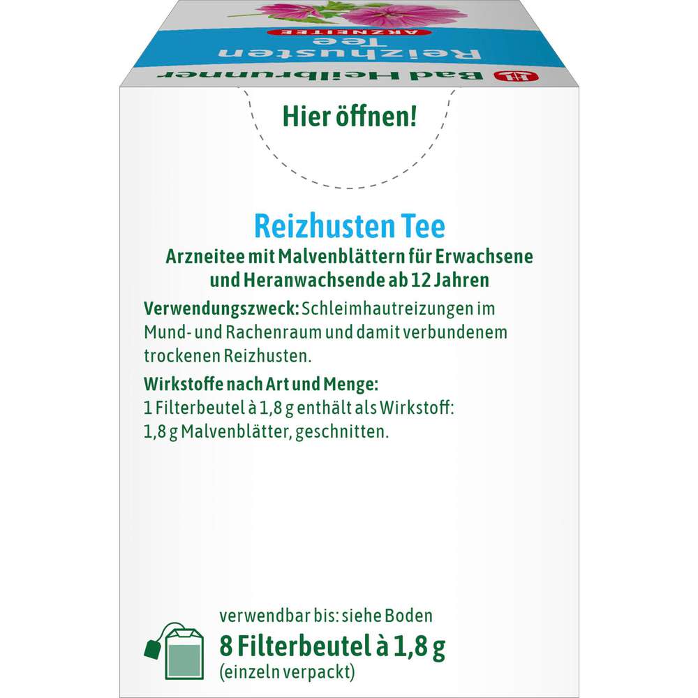 Produktabbildung Bad Heilbrunner Reizhusten Tee