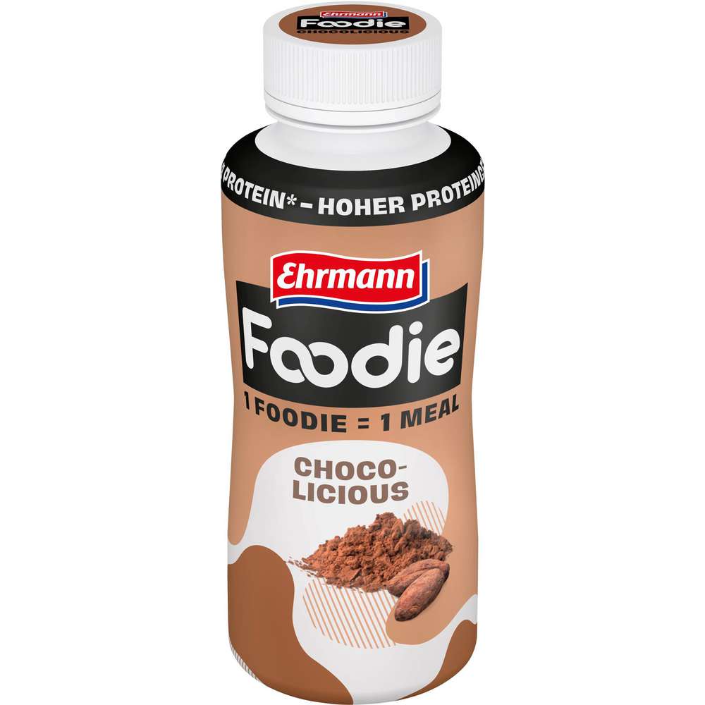 Produktabbildung Ehrmann Trinkmahlzeit Foodie, Chocolate