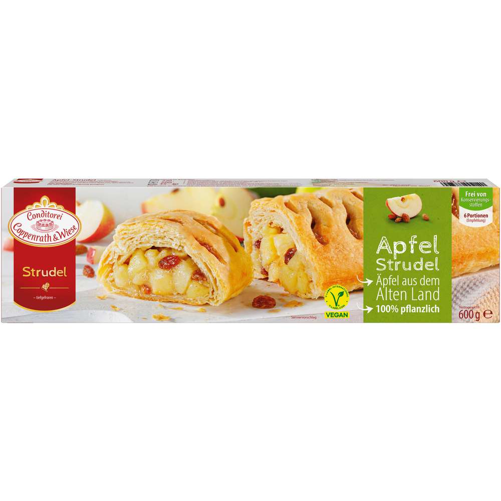 Produktabbildung Conditorei Coppenrath & Wiese Apfelstrudel, tiefgekühlt