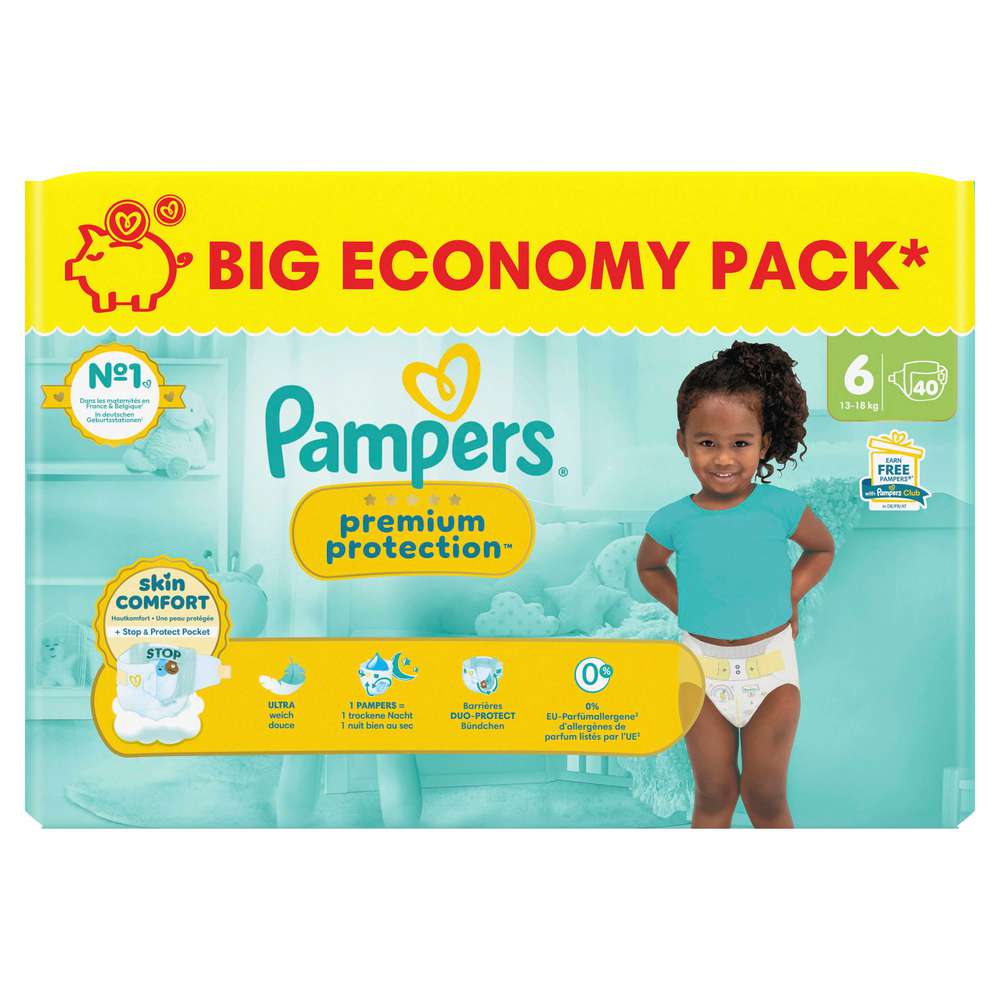 Produktabbildung Pampers Windeln Premium Protection Gr.6 Extra Large 13-18 kg