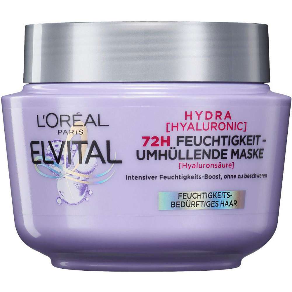 Produktabbildung L'Oreal Paris Haarpflegemaske Elvital, Hydra Hyaluron