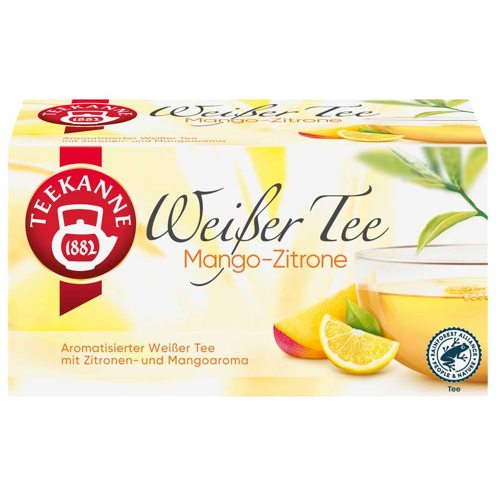 Produktabbildung Teekanne Weißer Tee Mango-Zitrone