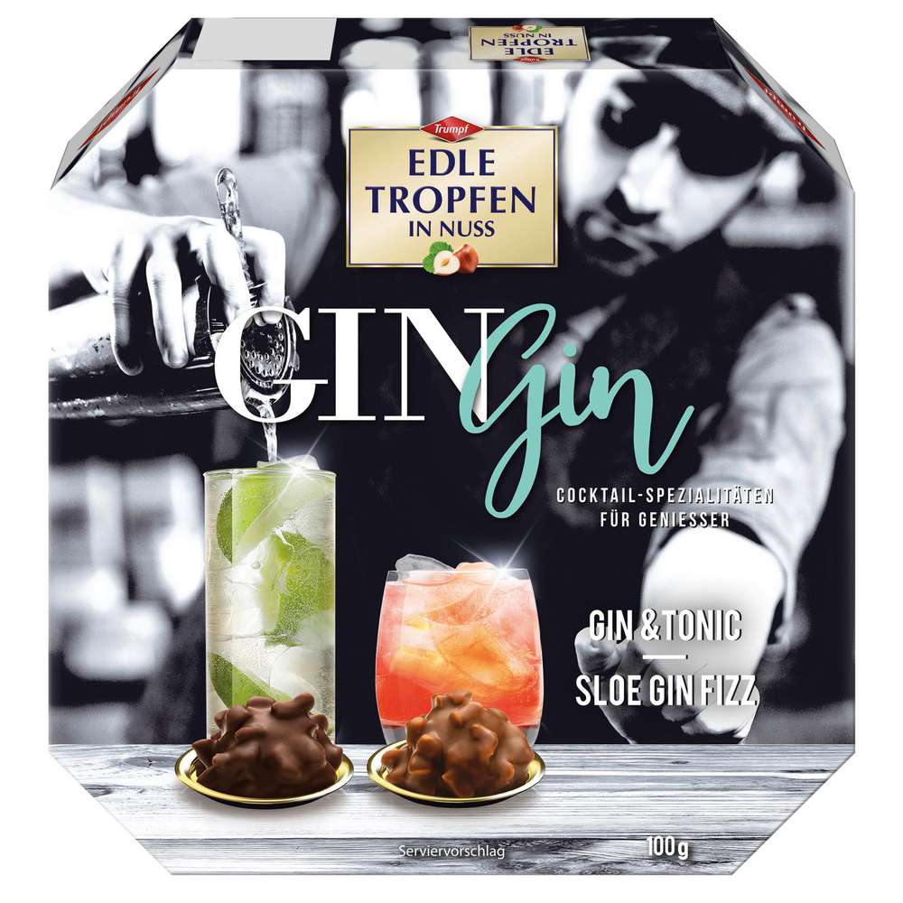 Produktabbildung Trumpf Pralinen Edle Tropfen, Gin Gin