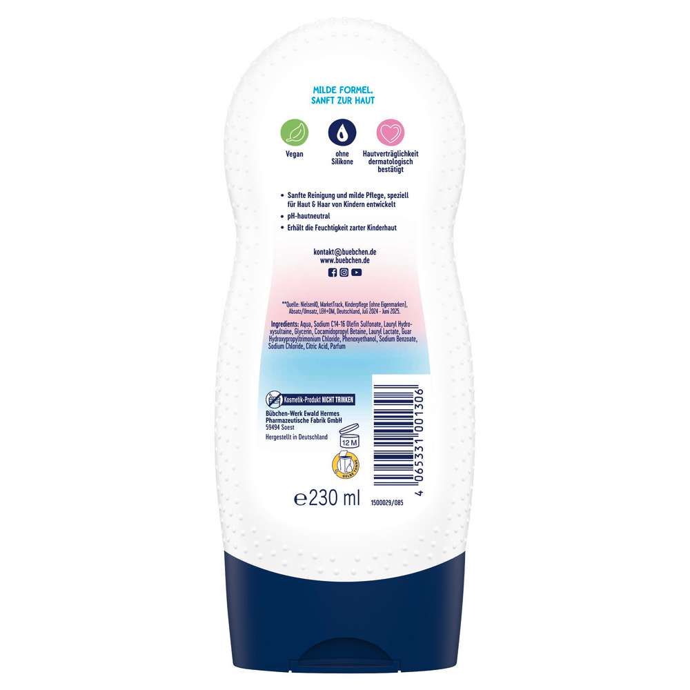 Produktabbildung Bübchen Kinder 2in1 Shampoo + Duschgel, Sanfte Lieblinge