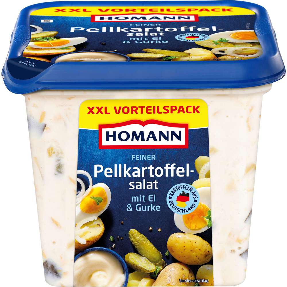 Produktabbildung Homann Pellkartoffelsalat, Ei/Gurke