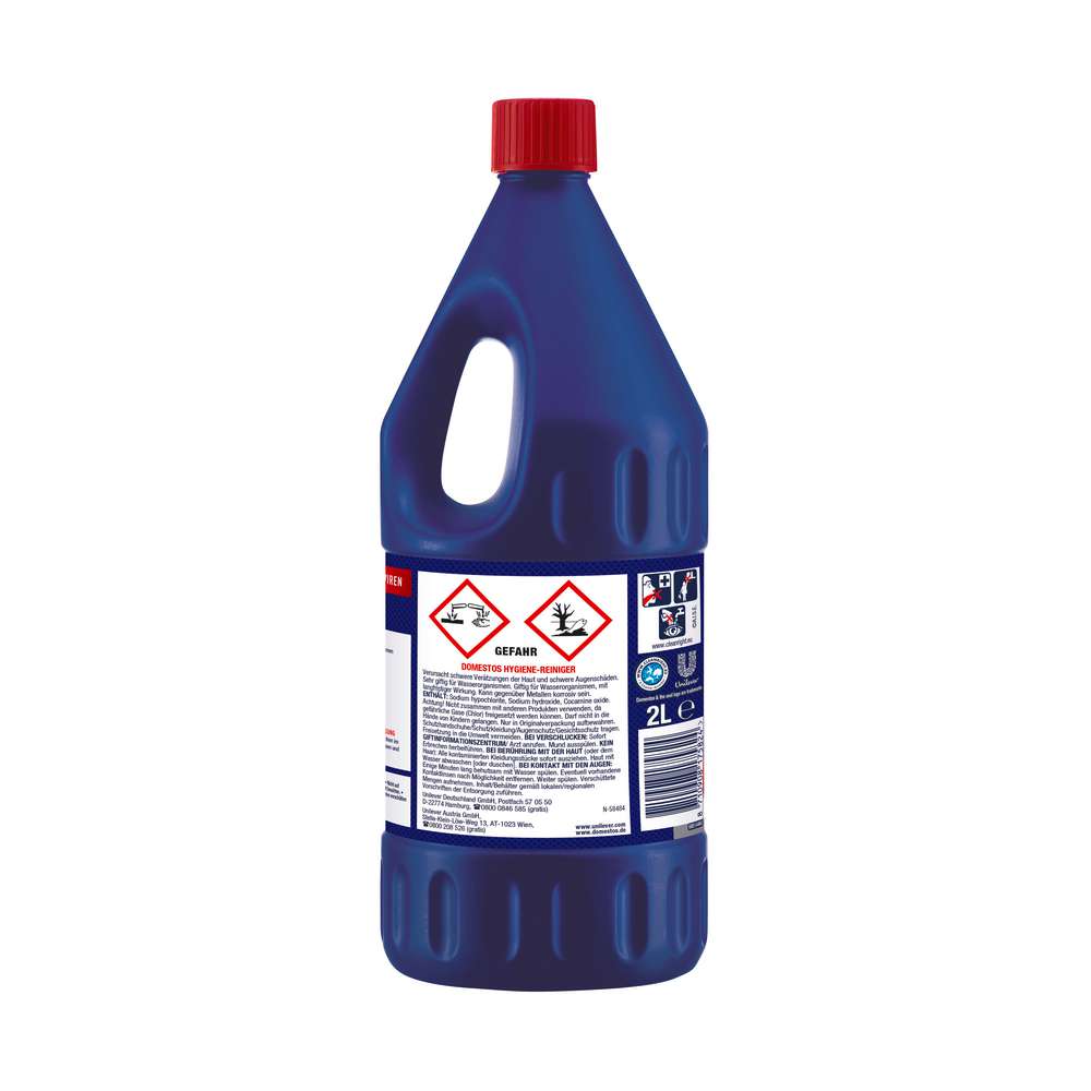Produktabbildung Domestos Hygienereiniger mit Chlor