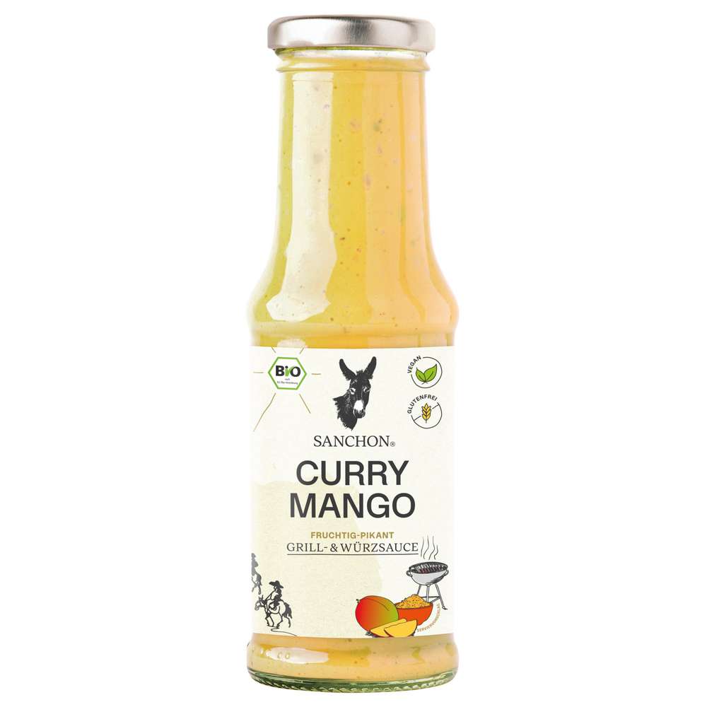 Produktabbildung Sanchon Bio Grill-und Würzsauce Curry Mango, fruchtig-pikant