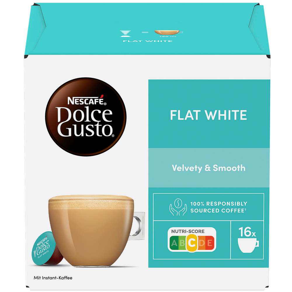 Produktabbildung Nescafe Kaffeekapseln, Flat White