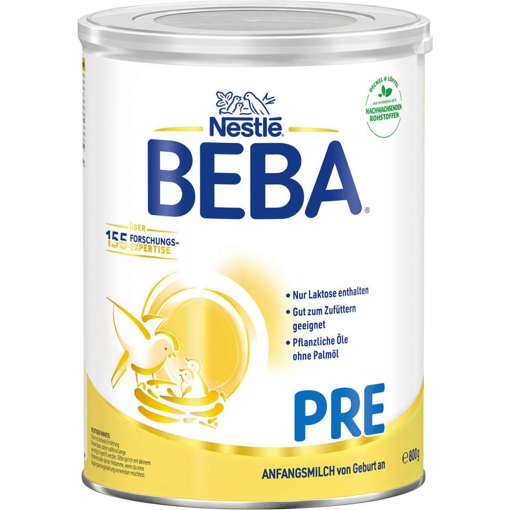 Produktabbildung Nestle Beba Anfangsmilch Pre von Geburt an