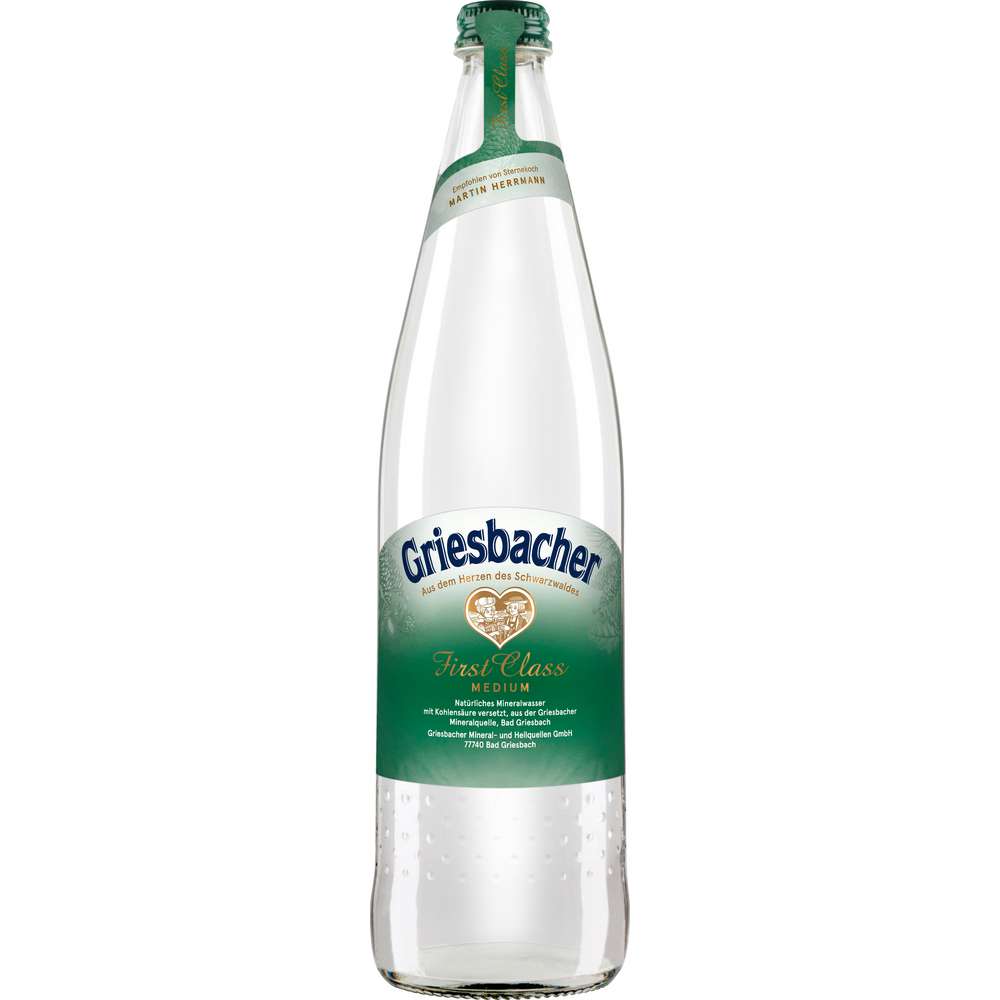 Produktabbildung Griesbacher First Class Mineralwasser, Medium