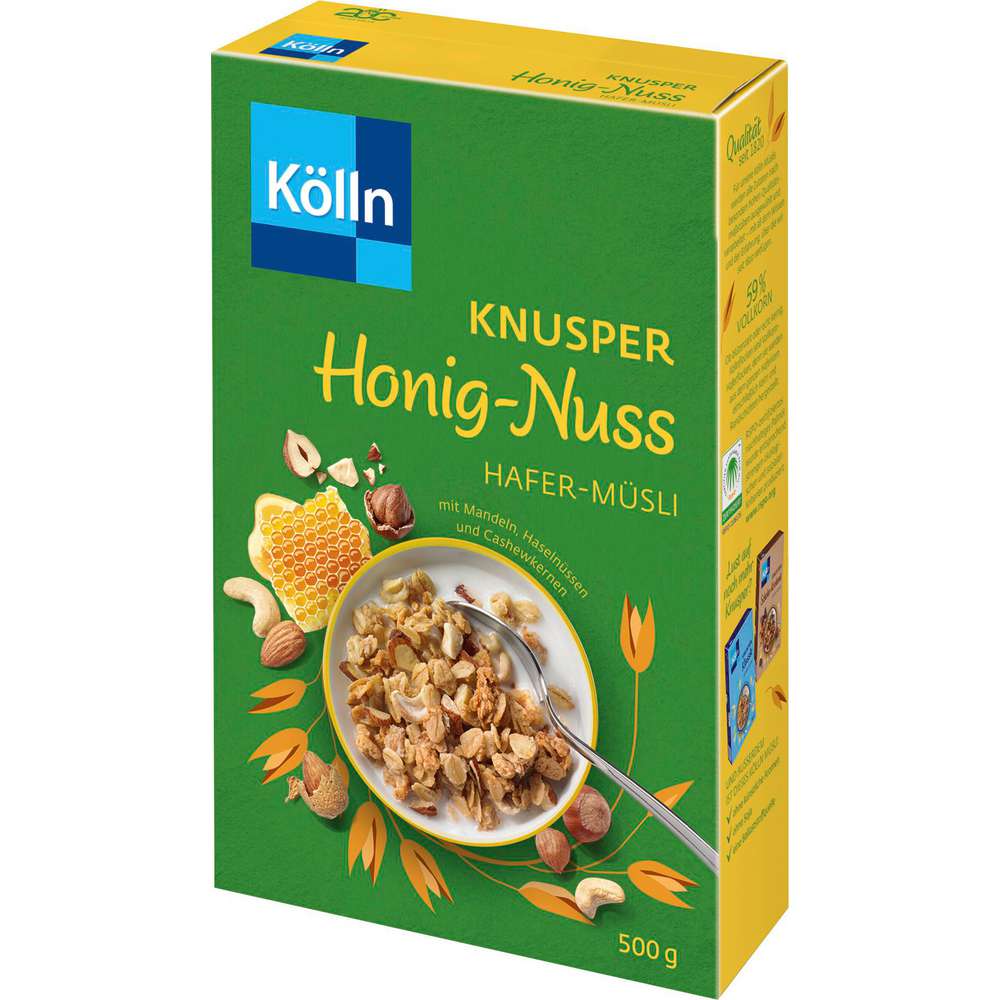 Produktabbildung Kölln Knusper Honig-Nuss Müsli