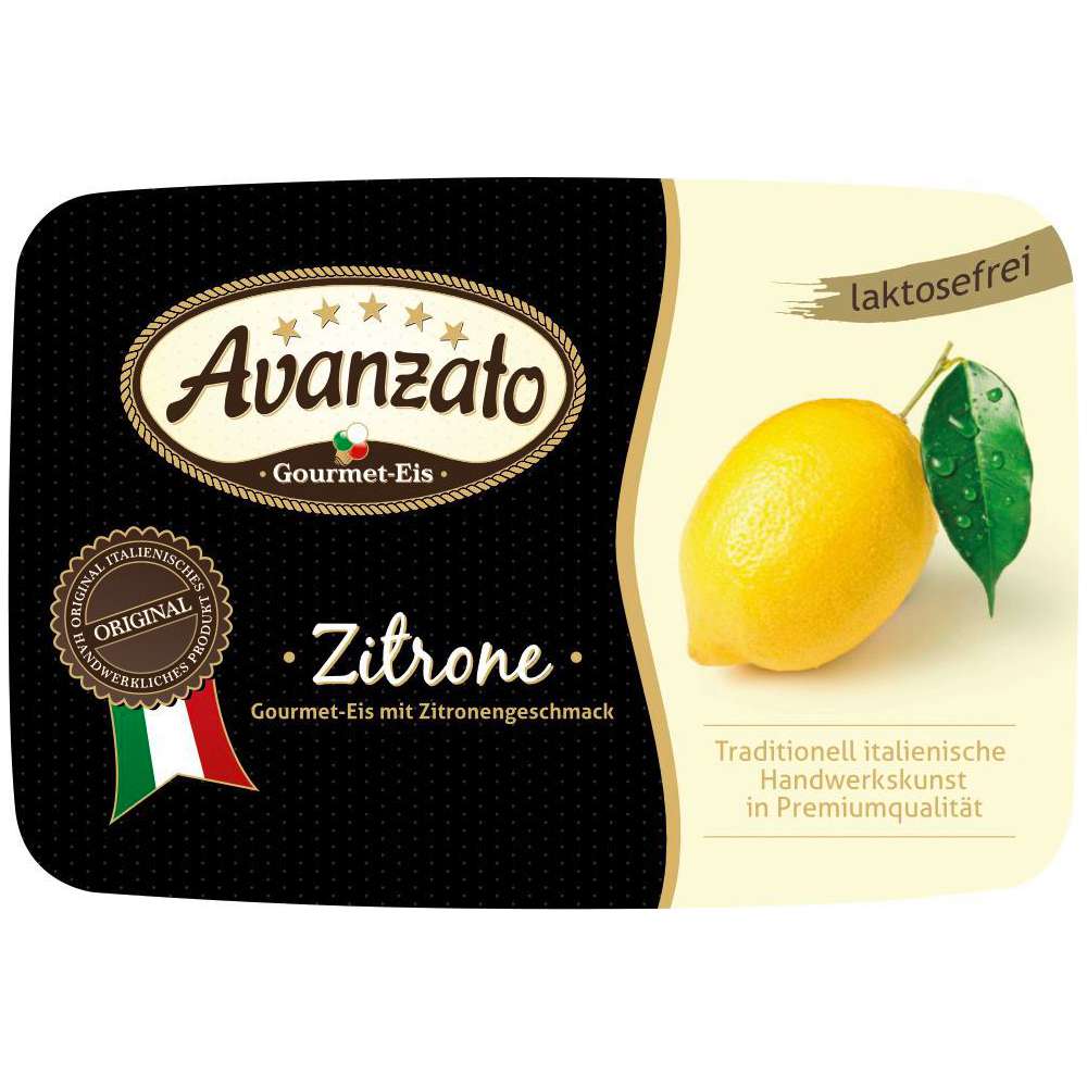 Produktabbildung Avanzato Eis Zitrone