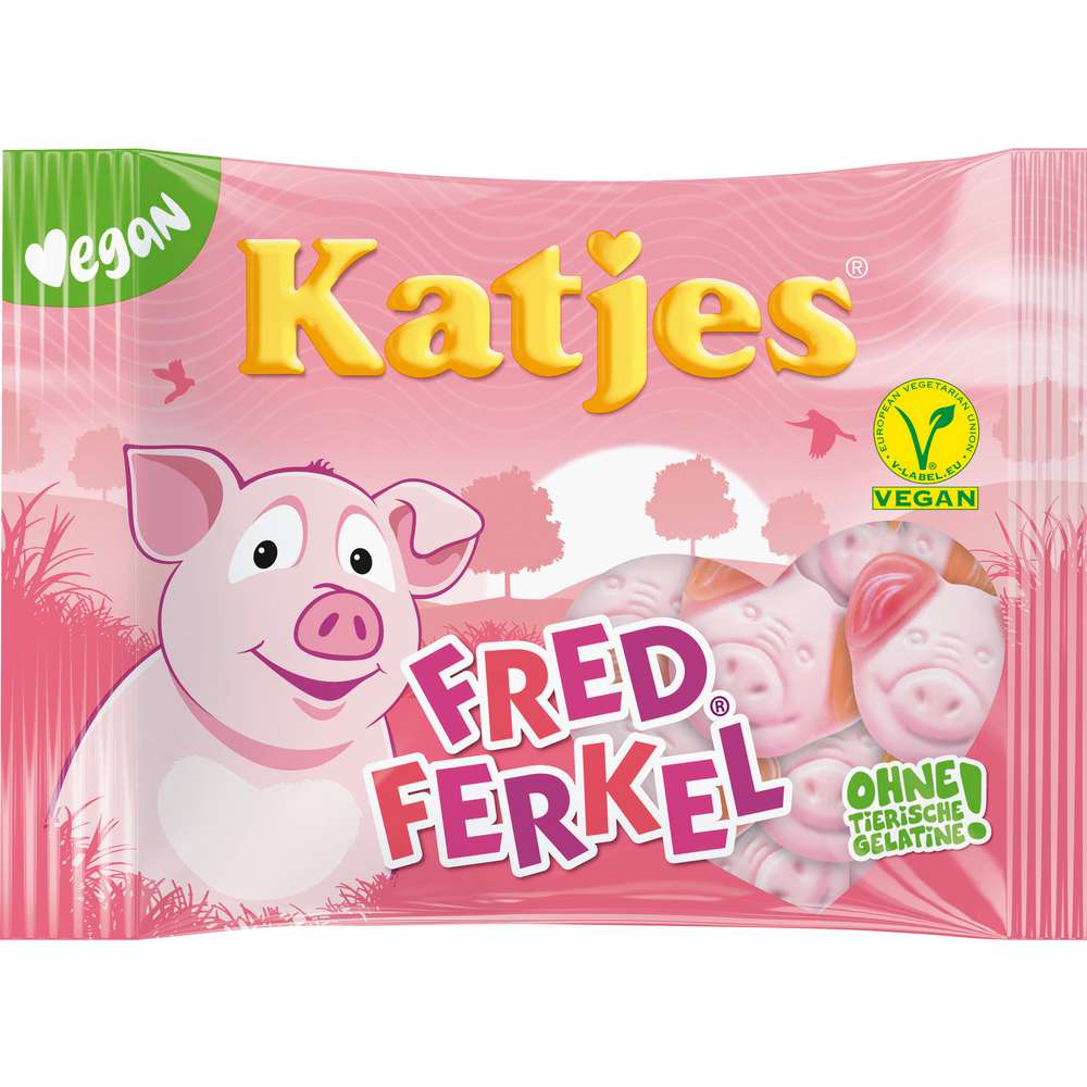 Produktabbildung Katjes Fruchtgummi Fred Ferkel, vegan