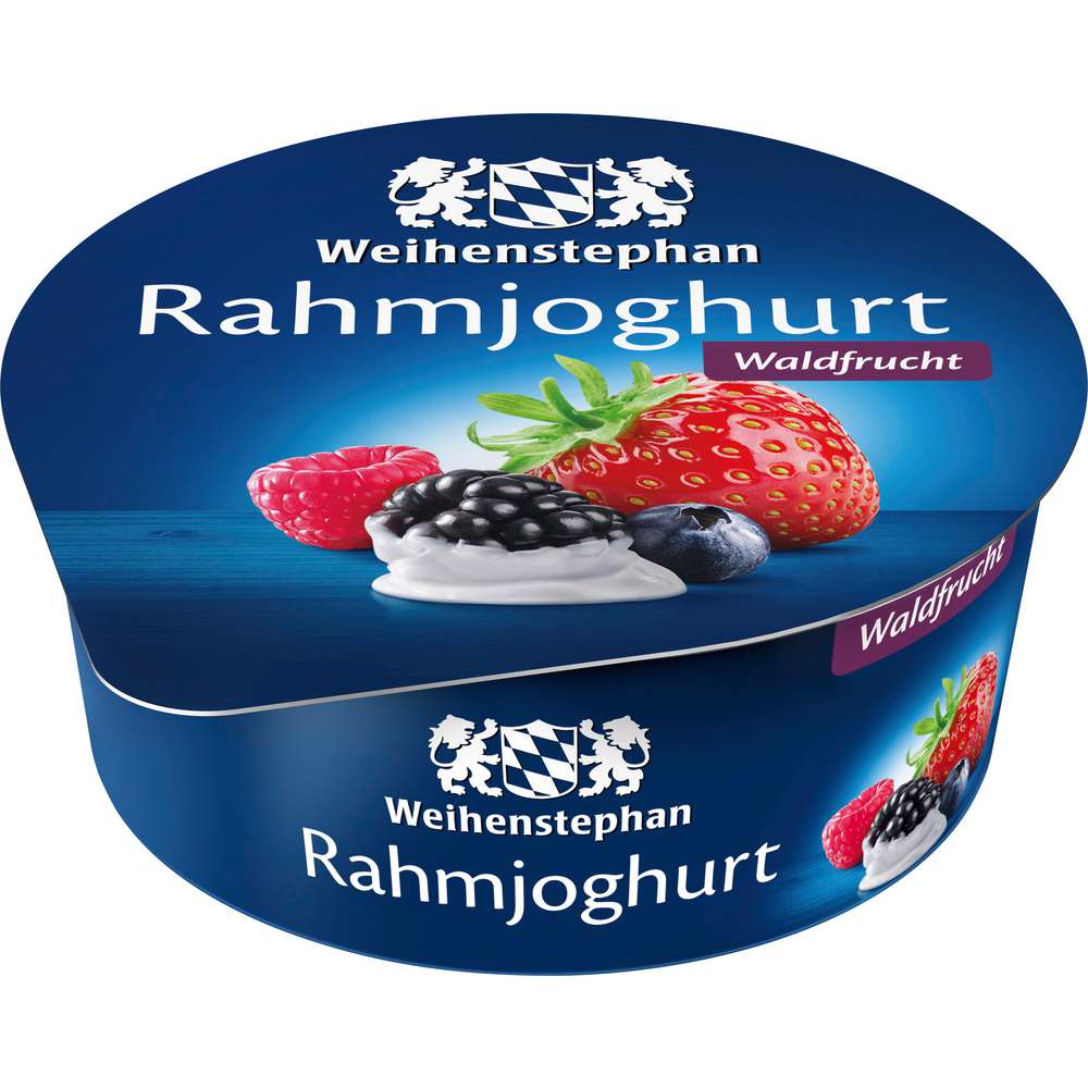Produktabbildung Weihenstephan Rahmjoghurt, Waldfrucht