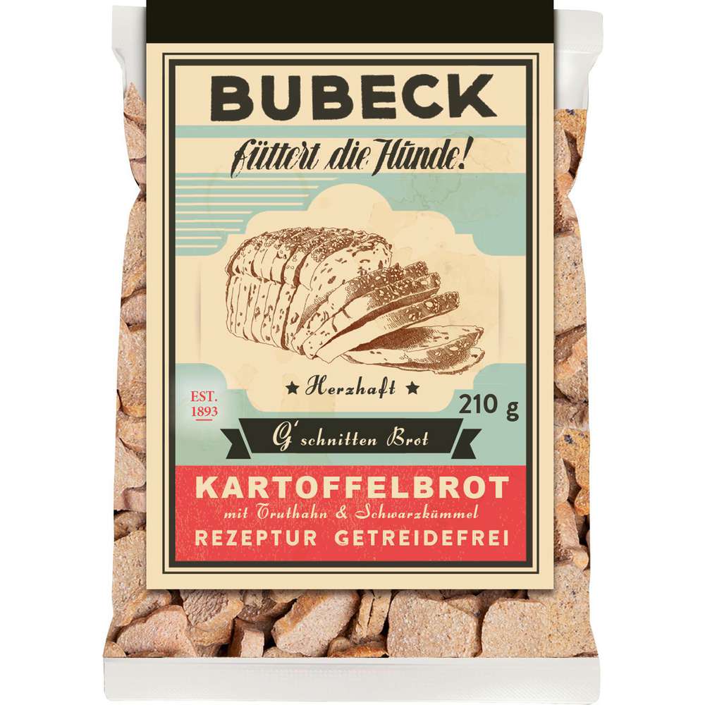 Produktabbildung Bubeck Hunde-Snack G'schnitten Brot, Kekse Kartoffel