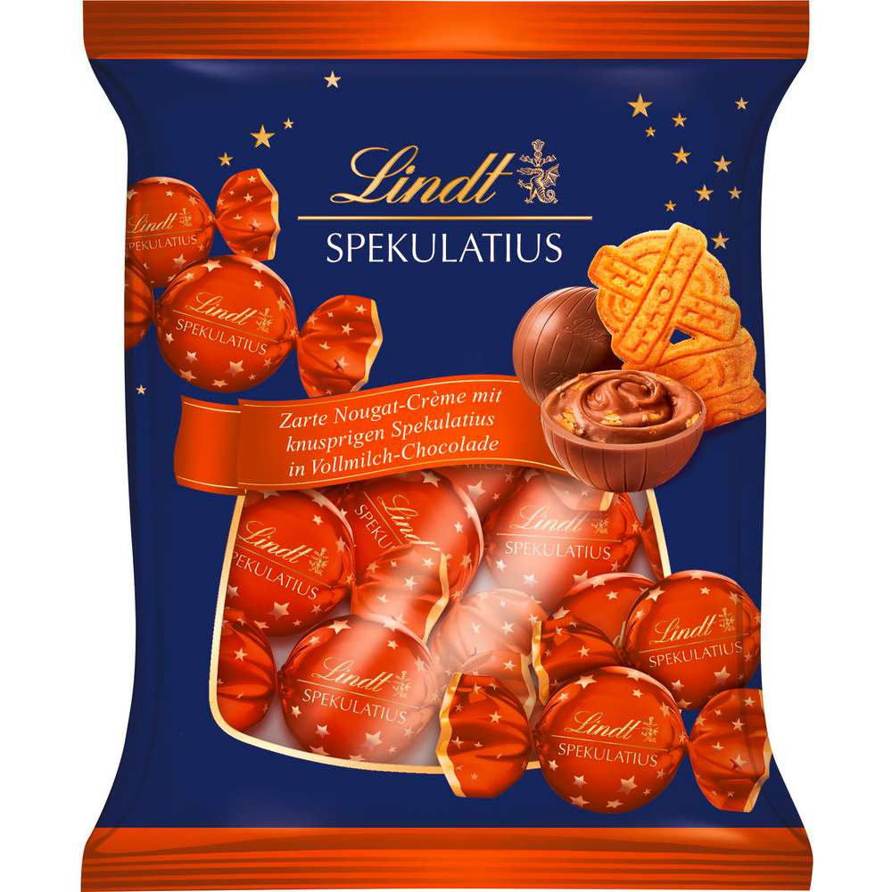 Produktabbildung Lindt Schokokugeln, Spekulatius