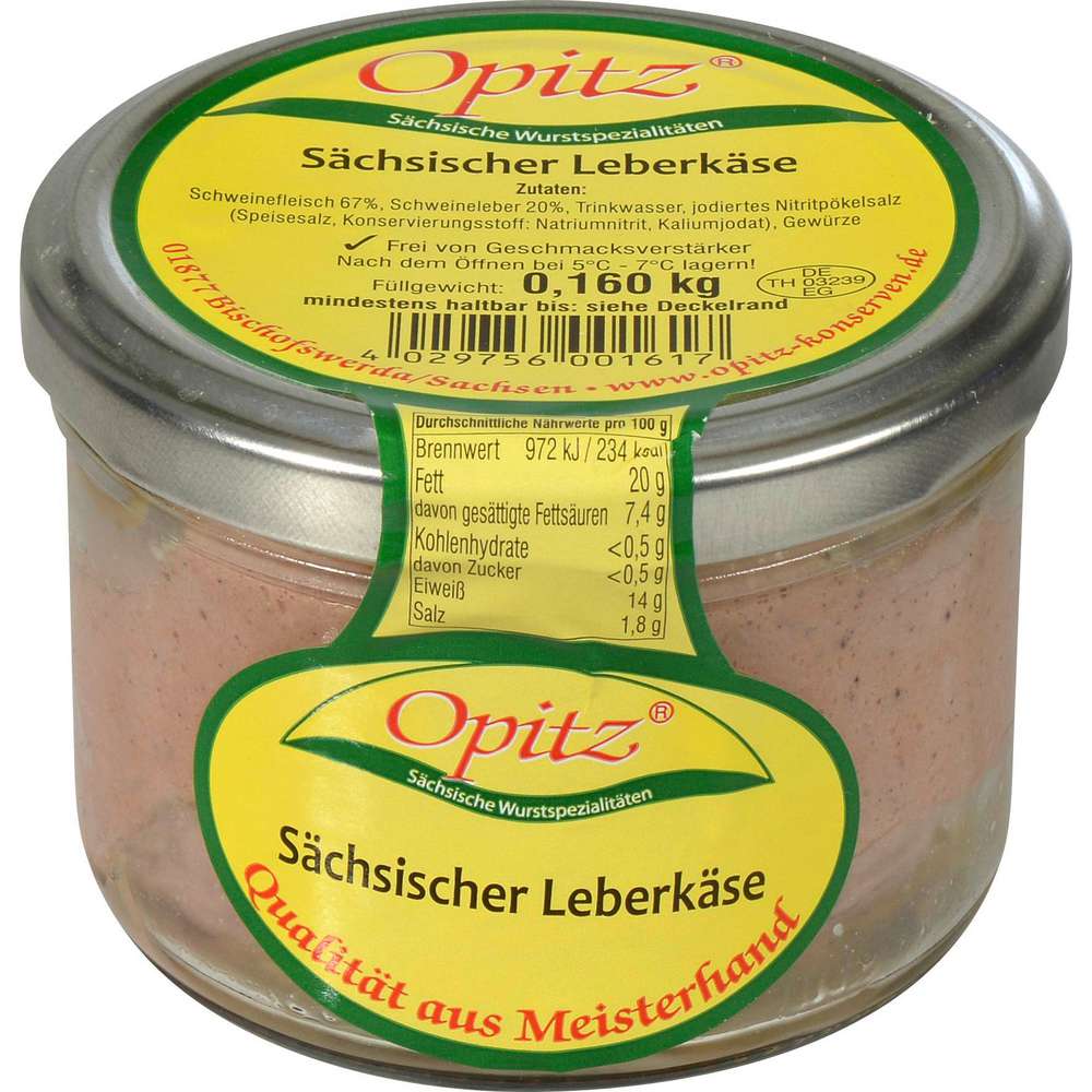 Produktabbildung Opitz Sächsischer Leberkäse