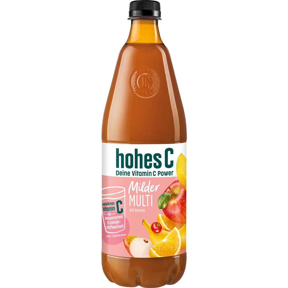 Produktabbildung hohes C Saft Milder Multivitamin