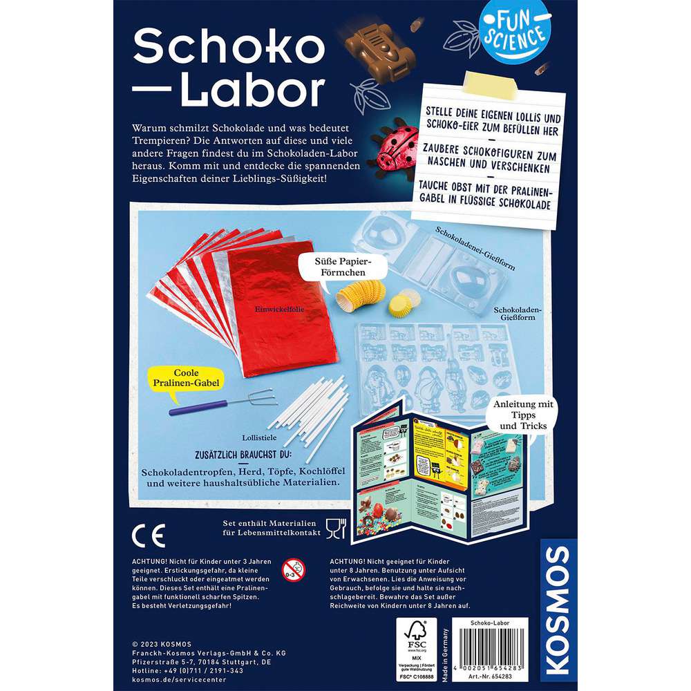 Produktabbildung Kosmos Schoko-Labor