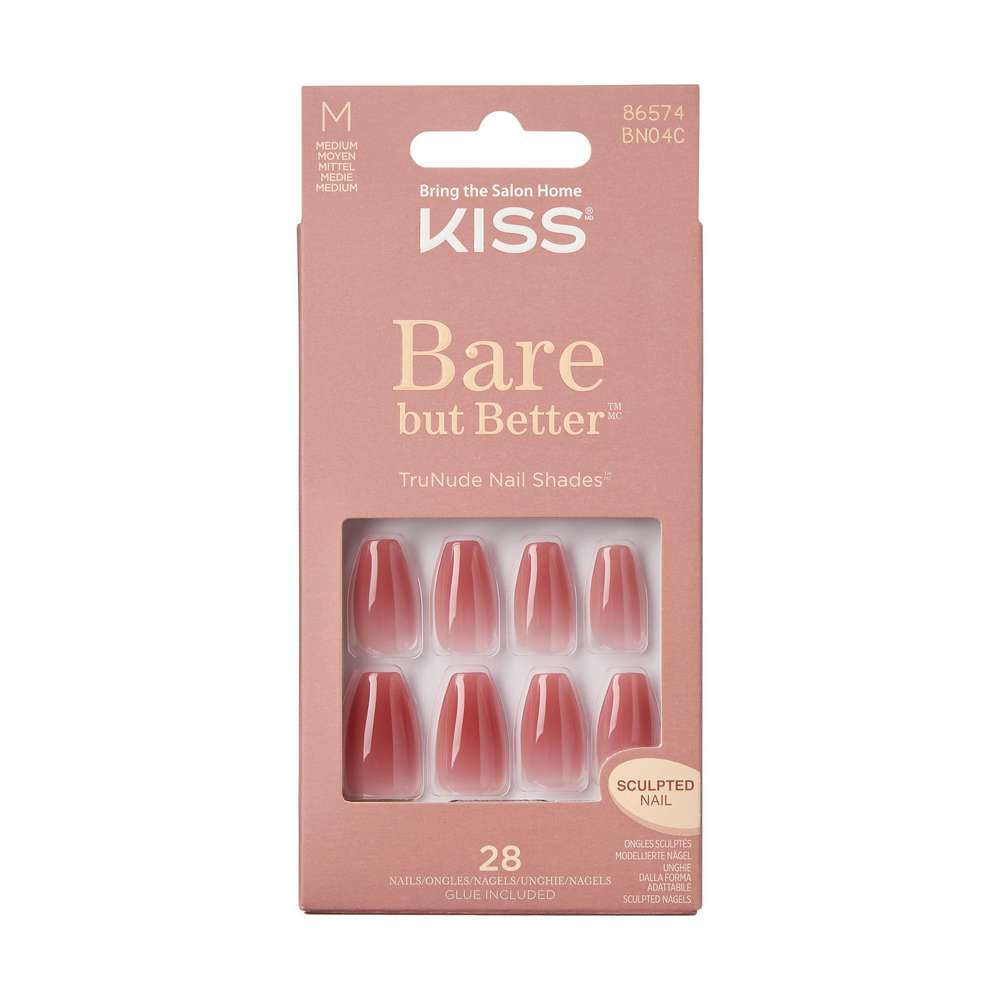 Produktabbildung Kiss Bare But Better Nails, Nude Nude