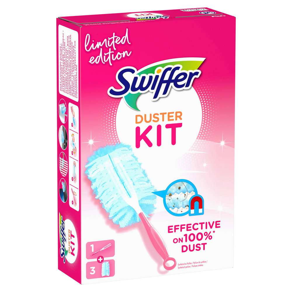 Produktabbildung Swiffer Staubmagnet Starter-Set Pink Limited